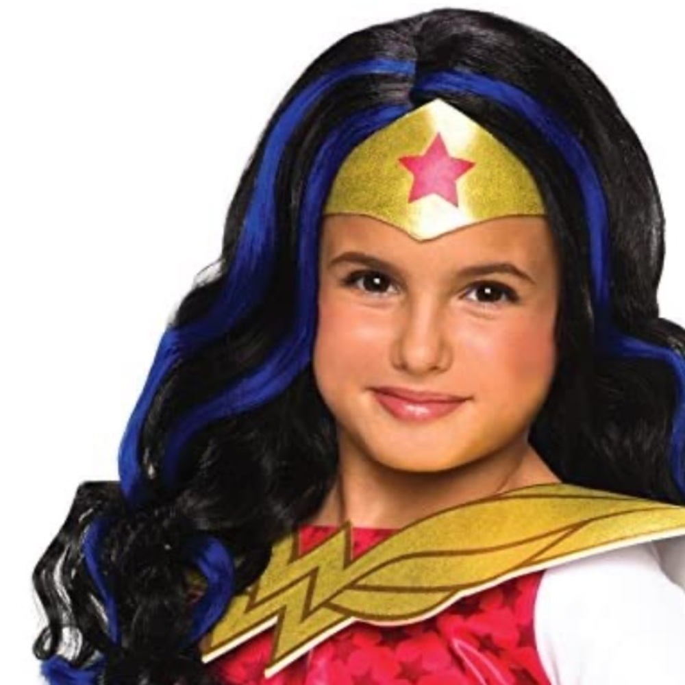 Kids Wonder Woman Wig
